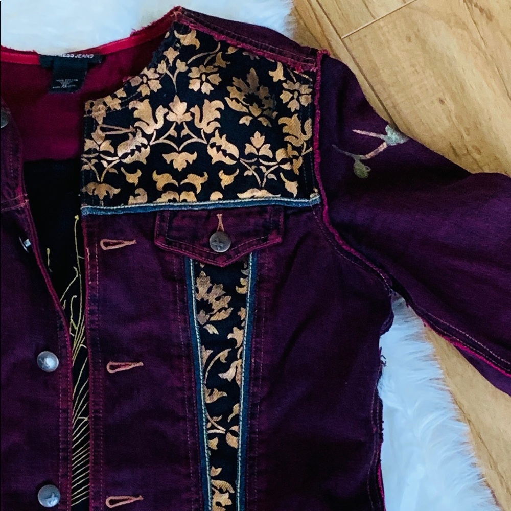 Hand painted and Embroidery Express Jacket